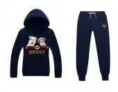 gucci tracksuit for frau france hoodie two dog blue